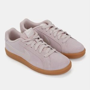 Red Nike Court Royal Suede Shoe Womans